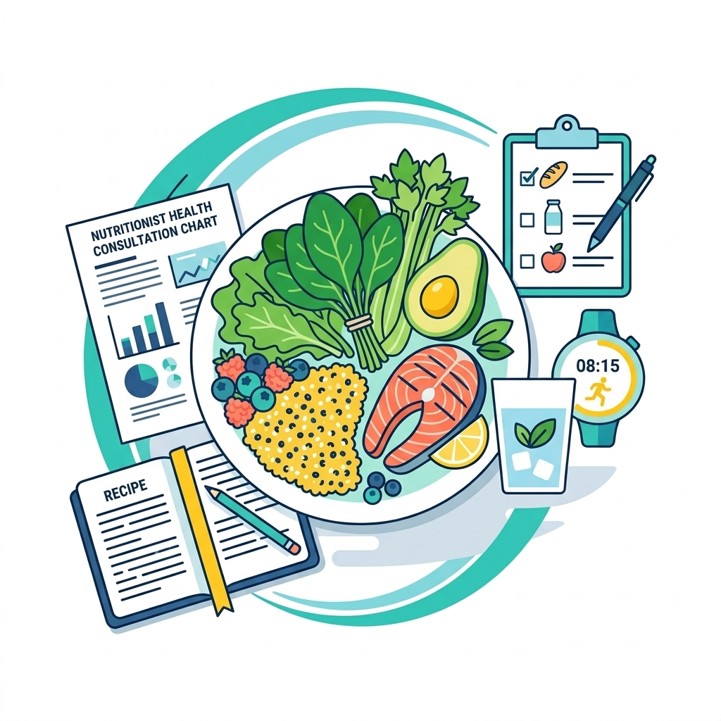 Illustration of Nutrition Coaching